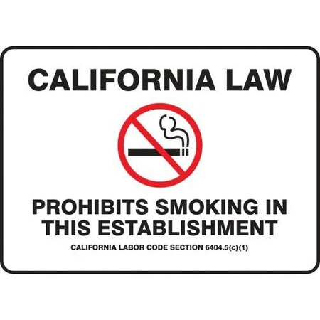 CALIFORNIA STATE LAW SIGN MSMK392VA